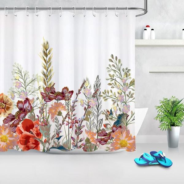 vintage watercolor painting bathroom fabric shower curtain multicolored flowers white background spring shower curtain set
vintage watercolor painting bathroom fabric shower curtain multicolored flowers white background spring shower curtain set