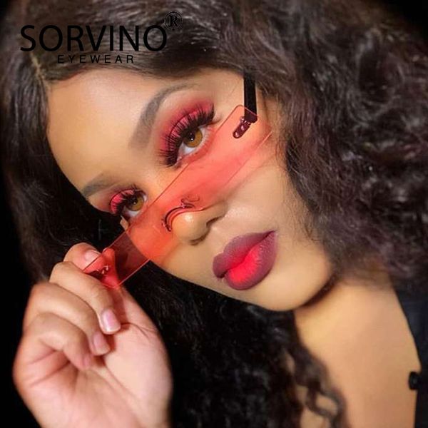 sorvino new rimless rectangle sunglasses women 2020 fashion brand designer small square lens personality glasses shades uv400, White;black
sorvino new rimless rectangle sunglasses women 2020 fashion brand designer small square lens personality glasses shades uv400, White;black