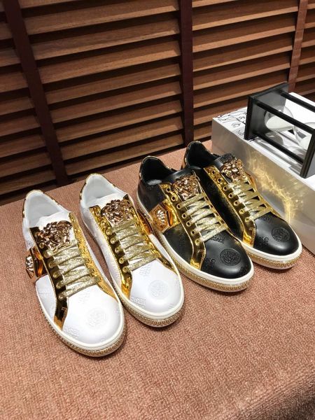 2020p luxury fashion men's shoes low-lace-up embroidered medusa sneakers, high-quality casual wild outdoor shoes, size: 38-451, Black
2020p luxury fashion men's shoes low-lace-up embroidered medusa sneakers, high-quality casual wild outdoor shoes, size: 38-451, Black