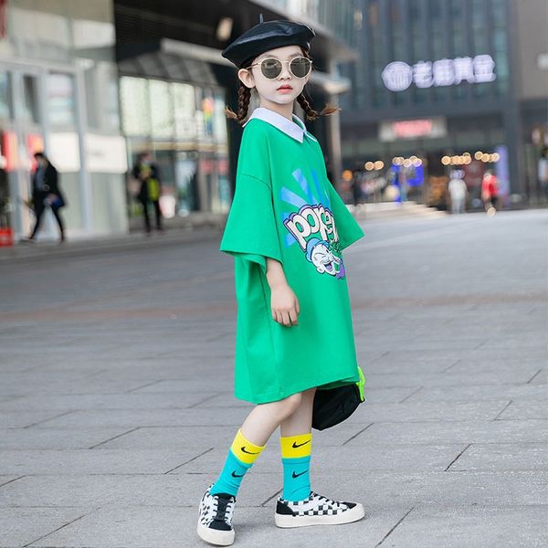 girl's summer 2020 new big boy polo children's children's summer girl's casual dress western style dress, Blue
girl's summer 2020 new big boy polo children's children's summer girl's casual dress western style dress, Blue