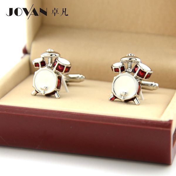 2020 drum sleeve sleeve pin fashion red and white drum musician cuff link men's style cuff link accessories, Silver
2020 drum sleeve sleeve pin fashion red and white drum musician cuff link men's style cuff link accessories, Silver