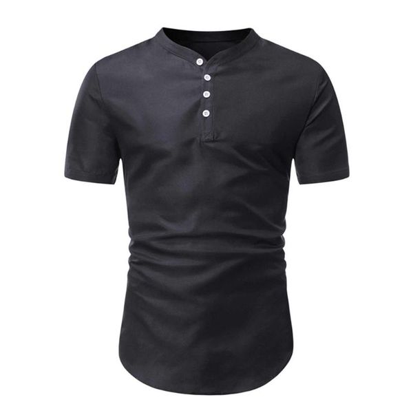 missky men's shirt short-sleeve summer stand-up collar solid color shirt male new, White;black
missky men's shirt short-sleeve summer stand-up collar solid color shirt male new, White;black