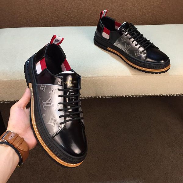 2020z new luxury design leather printed rubber sole sneakers fashion wild mens casual shoes mens banquet shoes size: 38-45, Black
2020z new luxury design leather printed rubber sole sneakers fashion wild mens casual shoes mens banquet shoes size: 38-45, Black