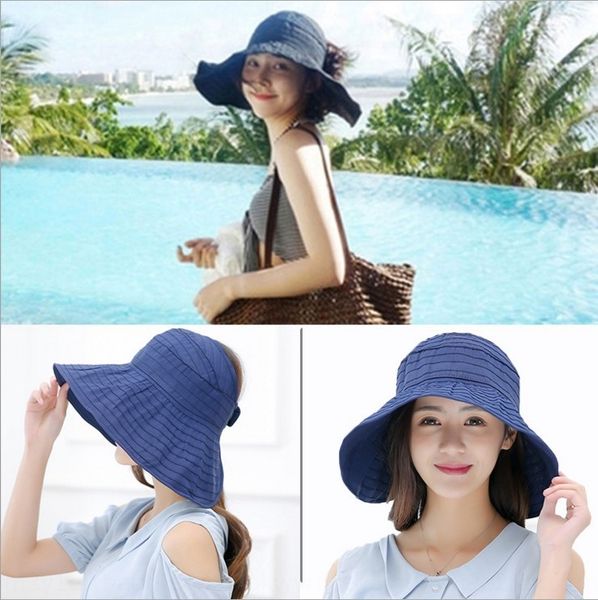 summer sun ribbon women's korean style sun-proof large ribbon cloth hat seaside holiday foldable empty hat tide, Blue;gray
summer sun ribbon women's korean style sun-proof large ribbon cloth hat seaside holiday foldable empty hat tide, Blue;gray