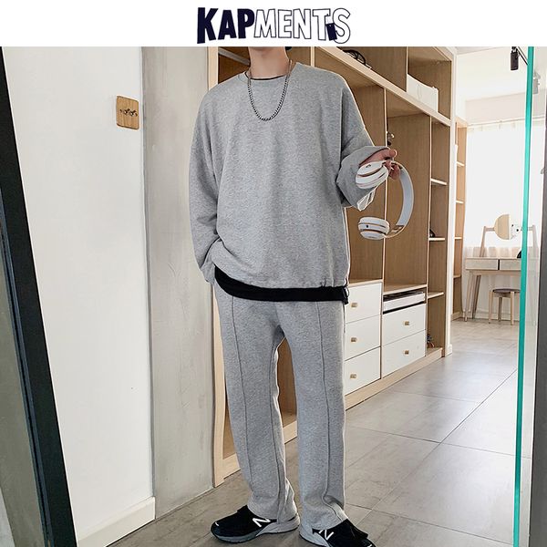 kapments men harajuku hip hop solid hoodies casual sets 2020 couple fashions streetwear sweatsets couple desginer korean clothes, Gray
kapments men harajuku hip hop solid hoodies casual sets 2020 couple fashions streetwear sweatsets couple desginer korean clothes, Gray