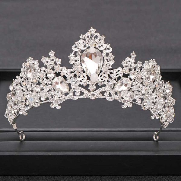 trendy silver color rhinestone crystal tiara queen wedding crown women bridal headpiece wedding hair jewelry accessories, Golden;silver
trendy silver color rhinestone crystal tiara queen wedding crown women bridal headpiece wedding hair jewelry accessories, Golden;silver