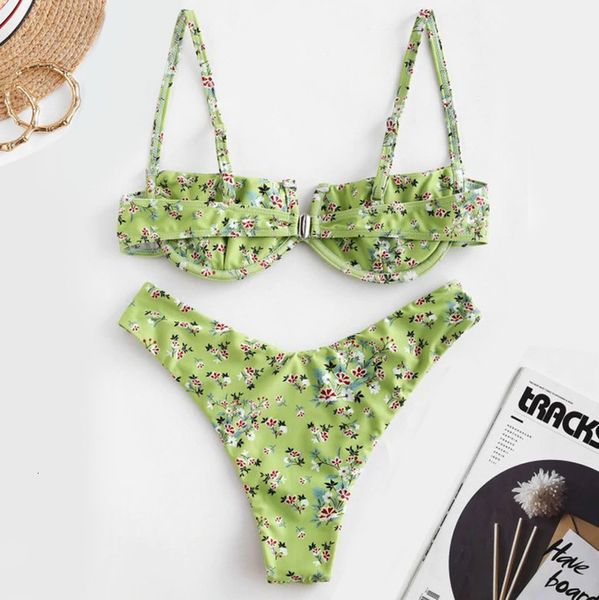 women flower print v neck two pieces bikini set backless high waist swimwear 2020 thong swimsuit beachwear bikinis 30, White;black
women flower print v neck two pieces bikini set backless high waist swimwear 2020 thong swimsuit beachwear bikinis 30, White;black