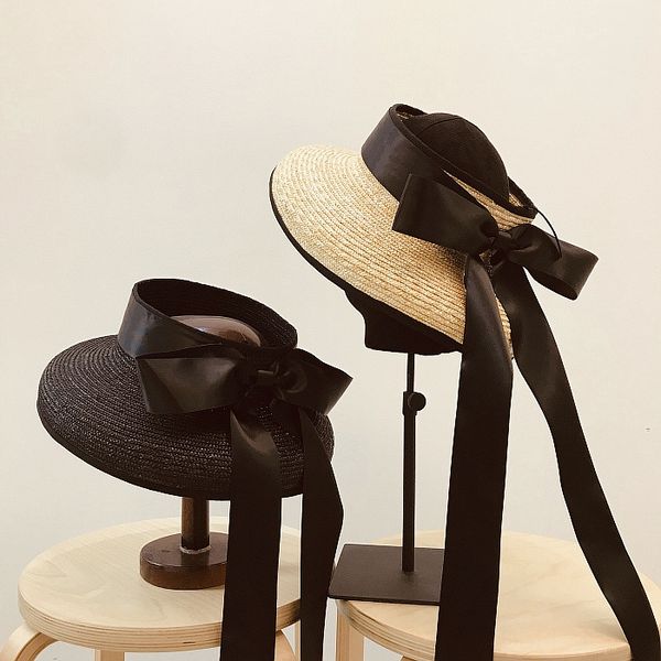 hepburn wind big ribbon bow elegant butterfly straw empty beach straw hat female summer travel sun hat, Blue;gray
hepburn wind big ribbon bow elegant butterfly straw empty beach straw hat female summer travel sun hat, Blue;gray