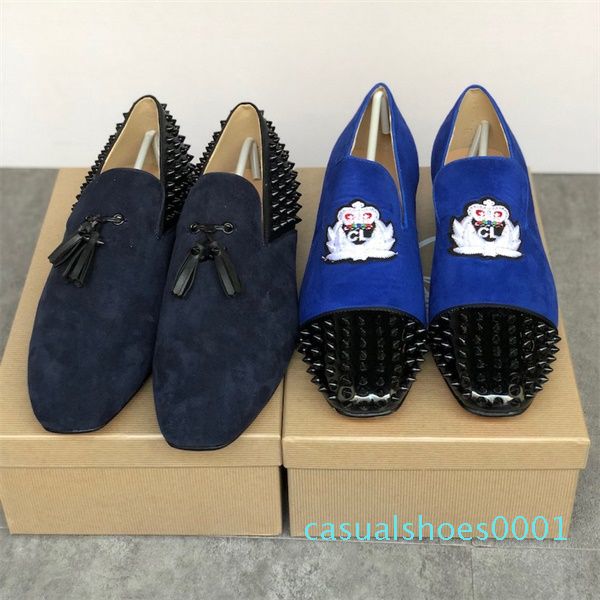 men black corteo orlato shoes spikes red bottom espadrilles leather flat men shoes business party loafers shoe with box eu47 c01
men black corteo orlato shoes spikes red bottom espadrilles leather flat men shoes business party loafers shoe with box eu47 c01
