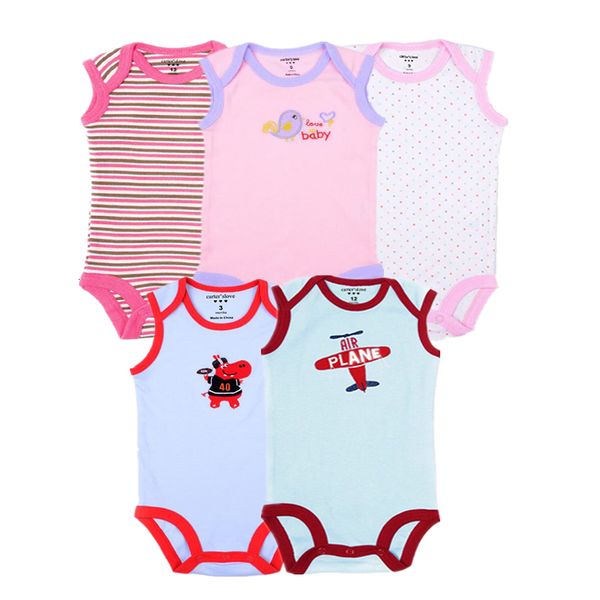 5шт / серия младенец девочки bodysuit 100% хлопок infant тела без рукавов скалолазание одежда мультфильм печатные комбинезоны для младенцев, Blue
5шт / серия младенец девочки bodysuit 100% хлопок infant тела без рукавов скалолазание одежда мультфильм печатные комбинезоны для младенцев, Blue