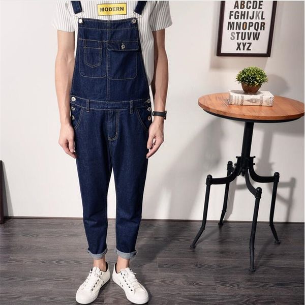 men's jeans mens denim jumpsuit casual streetwear designer men spring autumn street plus size overalls pants, Blue
men's jeans mens denim jumpsuit casual streetwear designer men spring autumn street plus size overalls pants, Blue