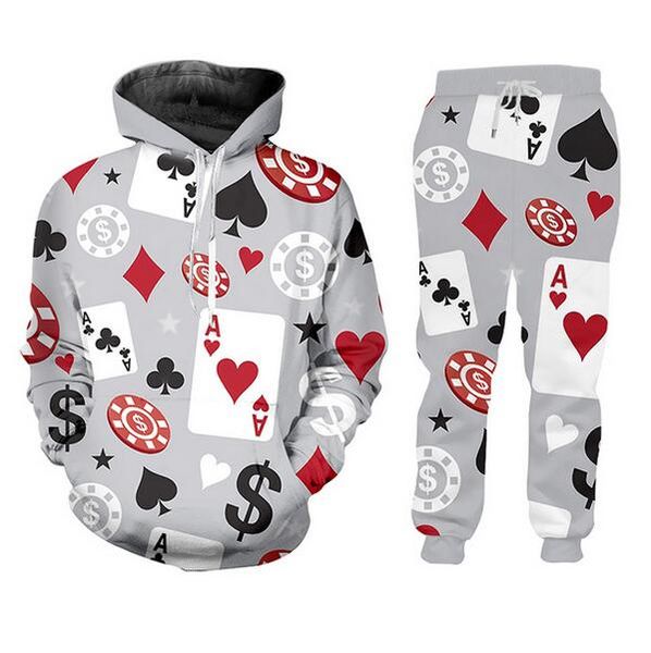 2020 new fashion funny 3d print poker sweat suits sweatshirt+pants women/men joggers sportsuits 7xl, Gray
2020 new fashion funny 3d print poker sweat suits sweatshirt+pants women/men joggers sportsuits 7xl, Gray