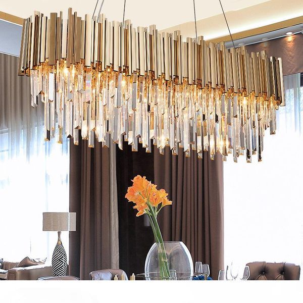 modern crystal ceiling chandelier lighting ellipse gold led chandeliers luxury decoration lighting fixtures for home restaurant
modern crystal ceiling chandelier lighting ellipse gold led chandeliers luxury decoration lighting fixtures for home restaurant