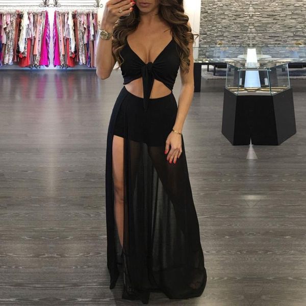 women beach bikini cover-ups dresses summer solid v-neck dresses bandage regular boho tulle long maxi dress beachwear dress, White;black
women beach bikini cover-ups dresses summer solid v-neck dresses bandage regular boho tulle long maxi dress beachwear dress, White;black