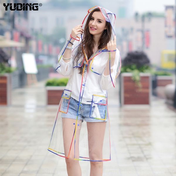 ubksh outdoor long fashion edge-covered eva transparent raincoat outdoor long fashion edge-covered eva raincoat transparent win, Black
ubksh outdoor long fashion edge-covered eva transparent raincoat outdoor long fashion edge-covered eva raincoat transparent win, Black