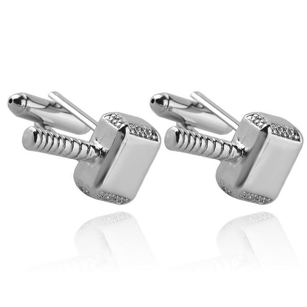 2018 quake hammer cufflinks french shirt cuff nail business for mens or father's cuff links zj-0903781, Silver
2018 quake hammer cufflinks french shirt cuff nail business for mens or father's cuff links zj-0903781, Silver