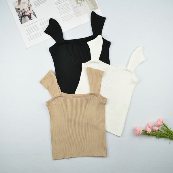 1302# yiyi new all-match solid color camisole women's coat coat outer wear close-fitting knitted bottoming fashion, Camo
1302# yiyi new all-match solid color camisole women's coat coat outer wear close-fitting knitted bottoming fashion, Camo