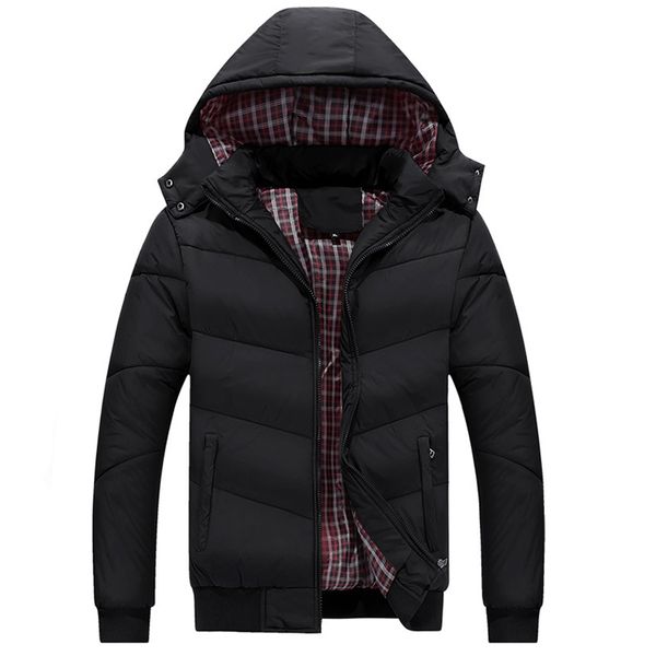men's down & parkas high qquality brand cotton clothes slim thick warm solid color hooded fashion casual 5xl, Black
men's down & parkas high qquality brand cotton clothes slim thick warm solid color hooded fashion casual 5xl, Black