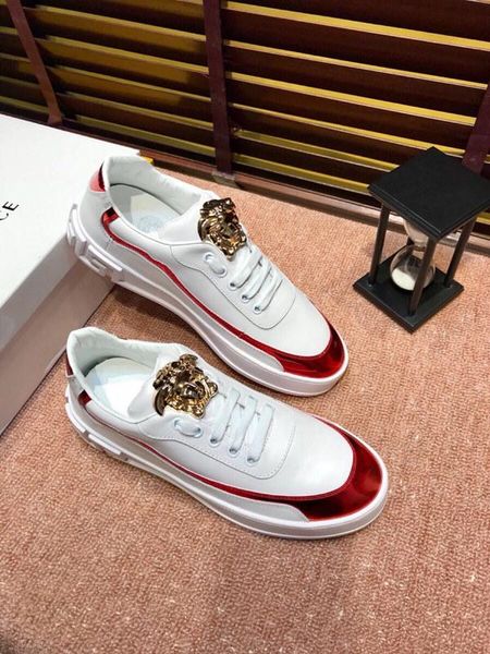 2020o luxury fashion medusa embroidered low-lace up party tide shoes, high-quality casual wild sneakers, size: 38-45, Black
2020o luxury fashion medusa embroidered low-lace up party tide shoes, high-quality casual wild sneakers, size: 38-45, Black