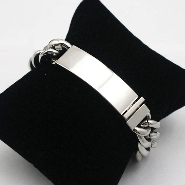 id bracelet inch blank tag link chain bangle bracelet factory custom laser engraving name logo&words, Golden;silver
id bracelet inch blank tag link chain bangle bracelet factory custom laser engraving name logo&words, Golden;silver