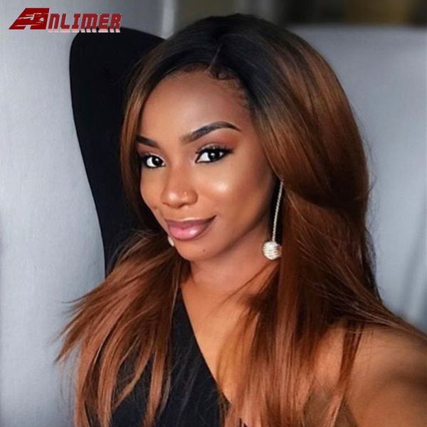 150% density ombre dark brown lace front human hair wigs straight brazilian lace front wig pre plucked with baby hair, Black
150% density ombre dark brown lace front human hair wigs straight brazilian lace front wig pre plucked with baby hair, Black