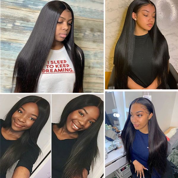 new 13x4 lace front human hair wigs pre plucked hair line lace front wig for black women brazilian straight lace wig non-remy
new 13x4 lace front human hair wigs pre plucked hair line lace front wig for black women brazilian straight lace wig non-remy