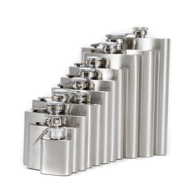 

1oz 2oz 3oz 4oz 5oz 6oz 7oz 8oz 9oz 10oz stainless steel hip flask portable outdoor flagon whisky stoup wine pot alcohol bottles