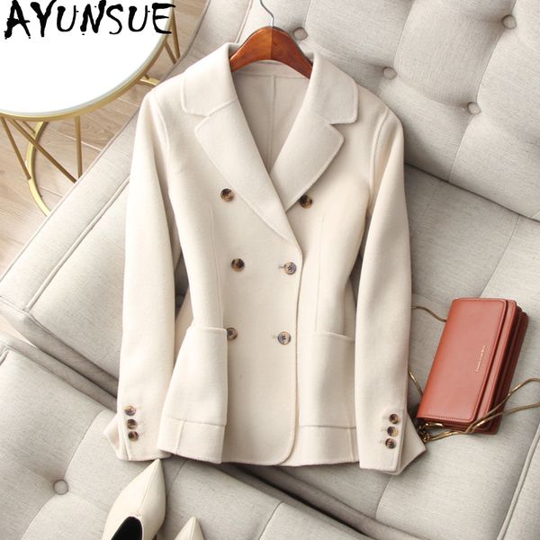 ayunsue double-faced wool coat women spring autumn jacket korean ladies coats and jackets overcoat casaco feminino 19050 kj3905, Black
ayunsue double-faced wool coat women spring autumn jacket korean ladies coats and jackets overcoat casaco feminino 19050 kj3905, Black