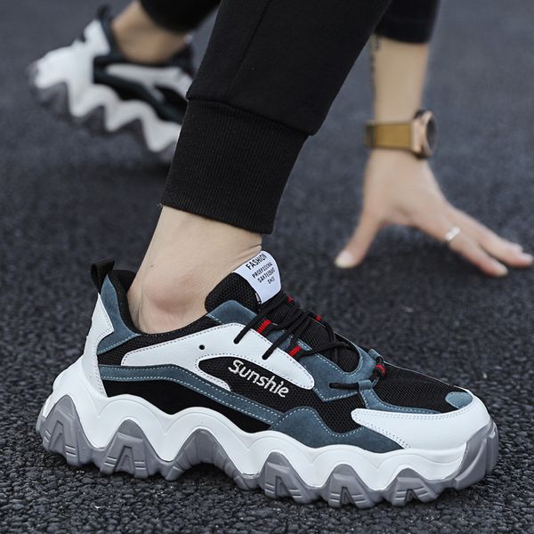 spring new arrival fashion sneakers men classics casual young man street shoes men's leisure shoes male footwears the wave, Black
spring new arrival fashion sneakers men classics casual young man street shoes men's leisure shoes male footwears the wave, Black