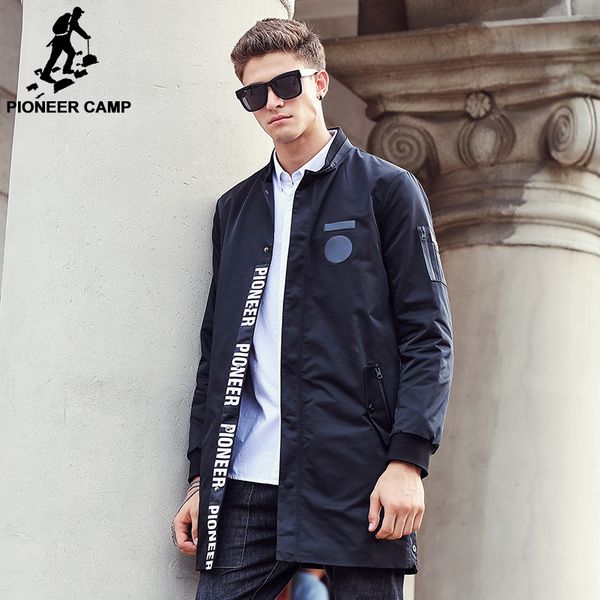pioneer camp brand clothing new long trench coat men fashion jackets coats wuyou, Tan;black
pioneer camp brand clothing new long trench coat men fashion jackets coats wuyou, Tan;black