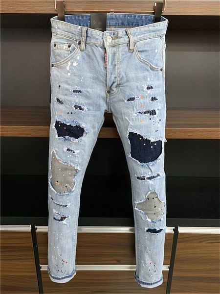 new mens casual straight jeans retro slim skinny jeans fashion designer ripped men hip hop light blue denim pants
new mens casual straight jeans retro slim skinny jeans fashion designer ripped men hip hop light blue denim pants