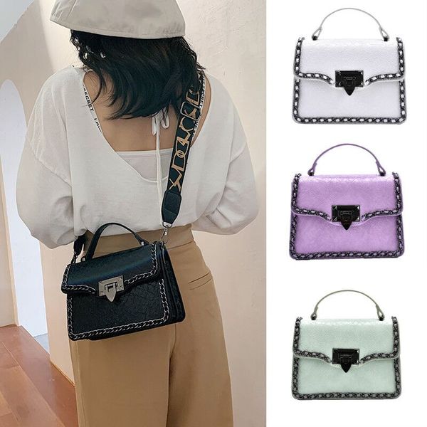 purse hook 2020 new ladies leather bag wild fashion chain small square bag female stone pattern shoulder handbag leather luggage tag
purse hook 2020 new ladies leather bag wild fashion chain small square bag female stone pattern shoulder handbag leather luggage tag