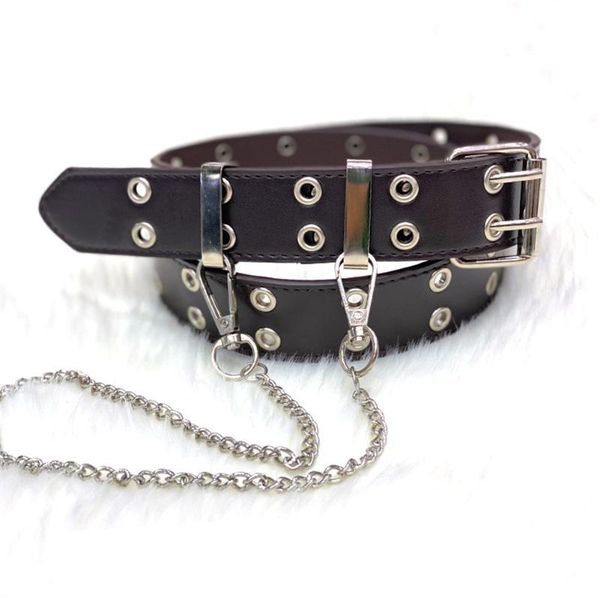 мода waistband с цепочкой хип-хоп стиле панк декоративные пояса личность punk поясной ремень регулируемый двойной ряд отверстий поясом, Black;brown
мода waistband с цепочкой хип-хоп стиле панк декоративные пояса личность punk поясной ремень регулируемый двойной ряд отверстий поясом, Black;brown