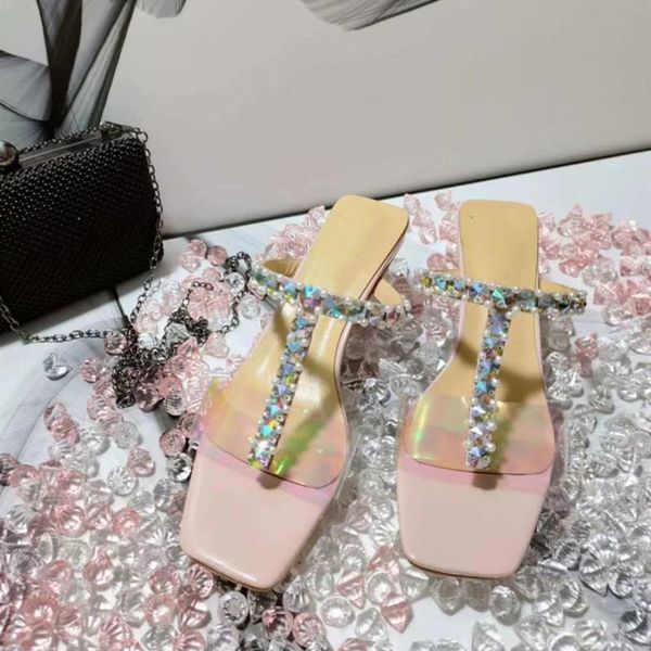 summer outdoor rainbow color female slipper transparent strap rhinestone decor women high heel sandles, Black
summer outdoor rainbow color female slipper transparent strap rhinestone decor women high heel sandles, Black
