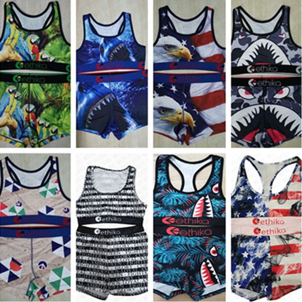 summer women swimsuit designer shark face 2 piece swimwear brand bikini set cartoon tank vest crop and shorts beachwear swim clothd7801, White
summer women swimsuit designer shark face 2 piece swimwear brand bikini set cartoon tank vest crop and shorts beachwear swim clothd7801, White