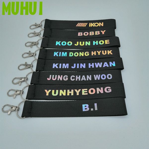 kpop ikon b.i bobby nylon keychain discoloration laser name key chain car women bag jewelry 19087, Silver
kpop ikon b.i bobby nylon keychain discoloration laser name key chain car women bag jewelry 19087, Silver