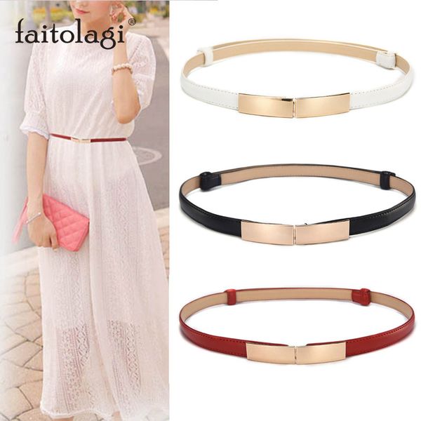 elastic women belts thin skinny chain ladies dress waist belt leather alloy buckle gold female belts ceinture femme pasek damski, Black;brown
elastic women belts thin skinny chain ladies dress waist belt leather alloy buckle gold female belts ceinture femme pasek damski, Black;brown