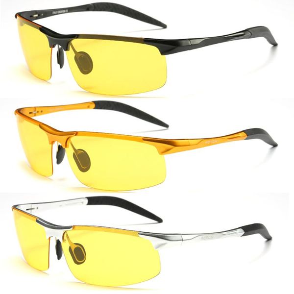 aluminum-magnesium night vision goggles driving polarized sunglasses men's anti-glare night drive vision eyewear, White;black
aluminum-magnesium night vision goggles driving polarized sunglasses men's anti-glare night drive vision eyewear, White;black