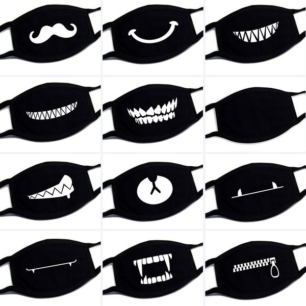 breathable & soft cotton face masks cute pattern solid black mask fashion cute half face mouth-muffle
breathable & soft cotton face masks cute pattern solid black mask fashion cute half face mouth-muffle