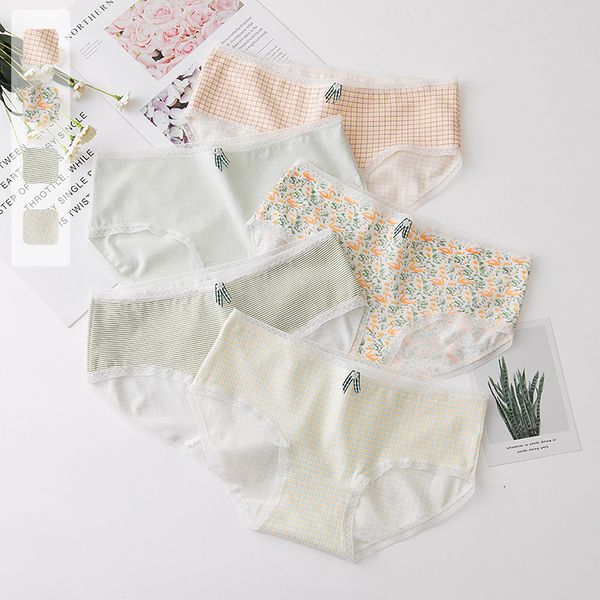 norns new 2020 products cotton underwear ladies cotton girls cute small fresh japanese mid-waist triangle underwear women, Black;pink
norns new 2020 products cotton underwear ladies cotton girls cute small fresh japanese mid-waist triangle underwear women, Black;pink