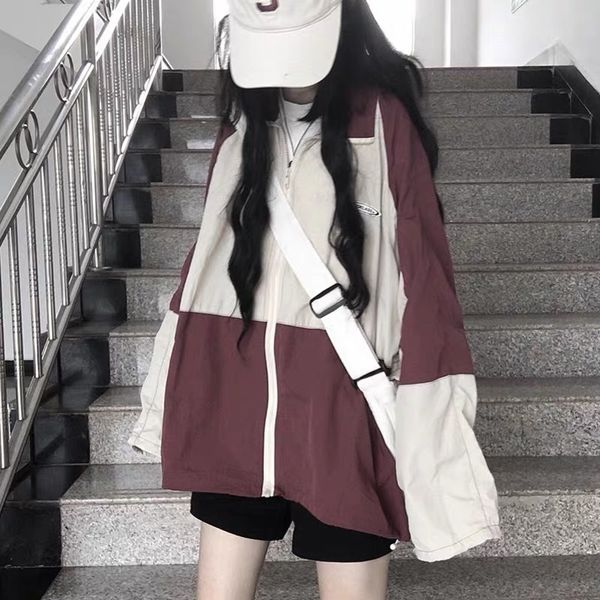 tznjg весна и осень корейский стиль 2020 новых моды контраст цвета шить рыхлый стоять воротник длинного рукава пальто zipperzipper молнии сп, Tan;black
tznjg весна и осень корейский стиль 2020 новых моды контраст цвета шить рыхлый стоять воротник длинного рукава пальто zipperzipper молнии сп, Tan;black