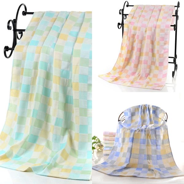 shopping mall supermarket pure cotton absorbent double-layer gauze grid printing 70*140 200g bath towel baby bath towel
shopping mall supermarket pure cotton absorbent double-layer gauze grid printing 70*140 200g bath towel baby bath towel