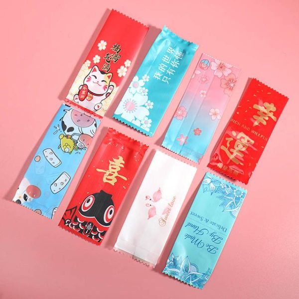 500pcs/lot nougat wrapping bag cartoon gradient pattern handmade party diy plastic candy packaging bag milk taffy candy wrapper
500pcs/lot nougat wrapping bag cartoon gradient pattern handmade party diy plastic candy packaging bag milk taffy candy wrapper