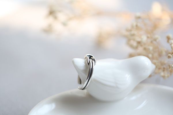 s925 sterling silver double-line knot concentric knotted old ring simple and all-match day korean ring opening anti-allergy female
s925 sterling silver double-line knot concentric knotted old ring simple and all-match day korean ring opening anti-allergy female