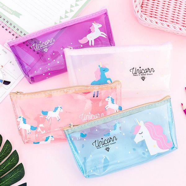 cute cartoon unicorn cosmetic bags silicone transparent organizer pouch kids girls cat flamingo makeup pencil bag for teenager
cute cartoon unicorn cosmetic bags silicone transparent organizer pouch kids girls cat flamingo makeup pencil bag for teenager