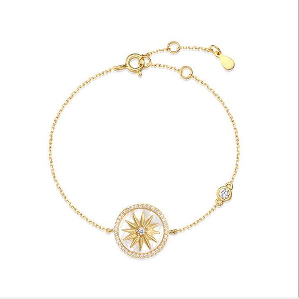 bracelet designer sterling silver women inlaid all-match fashion charm jewelry white fritillary compass suitable for social gathering wy1507, Black
bracelet designer sterling silver women inlaid all-match fashion charm jewelry white fritillary compass suitable for social gathering wy1507, Black
