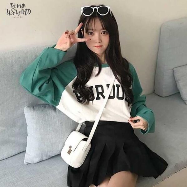 women long sleeves t shirt casual letter print o neck pullovers loose female harajuku t shirt ladies t shirt, White
women long sleeves t shirt casual letter print o neck pullovers loose female harajuku t shirt ladies t shirt, White