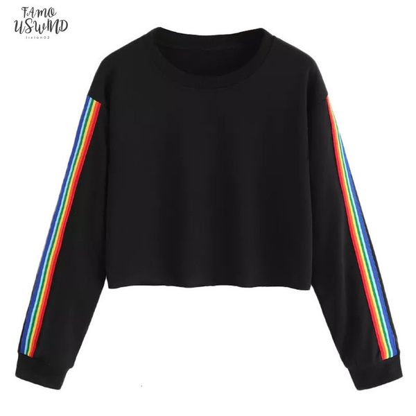 autumn long sleeve t shirt women short rainbow patchwork t shirt o neck ladies sweatshirt casual t shirt pullover 18sep7, White
autumn long sleeve t shirt women short rainbow patchwork t shirt o neck ladies sweatshirt casual t shirt pullover 18sep7, White