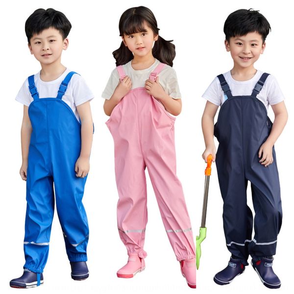 pu straps pants spring children's rain gear kindergarten children's one-piece waterproof and breathable outdoor assault rain gear, Black
pu straps pants spring children's rain gear kindergarten children's one-piece waterproof and breathable outdoor assault rain gear, Black