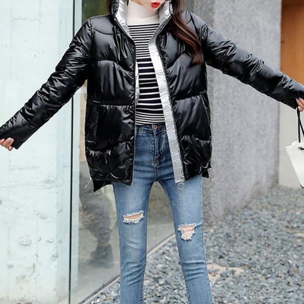 2020 winter students girls cotton padded jackets glossy 4 colors winter clothes women korean bread coats stand-up collar parkas, Black
2020 winter students girls cotton padded jackets glossy 4 colors winter clothes women korean bread coats stand-up collar parkas, Black